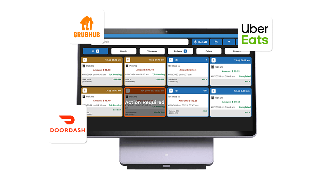 manage your all third party order from single pos system