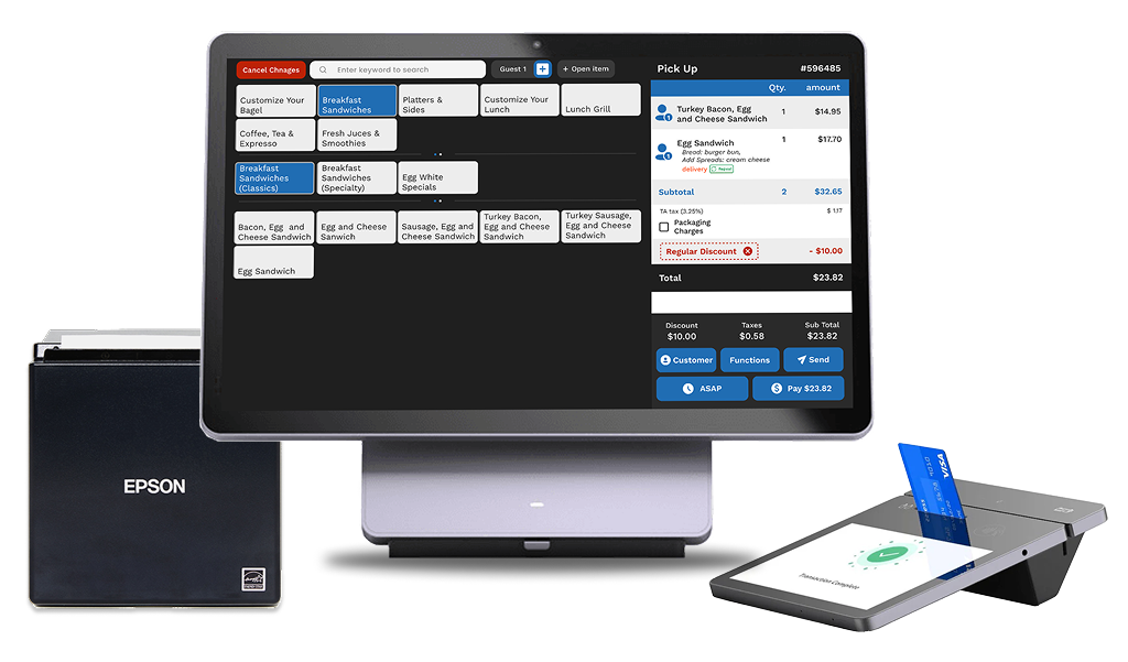 vouch ny bagel shop pos system