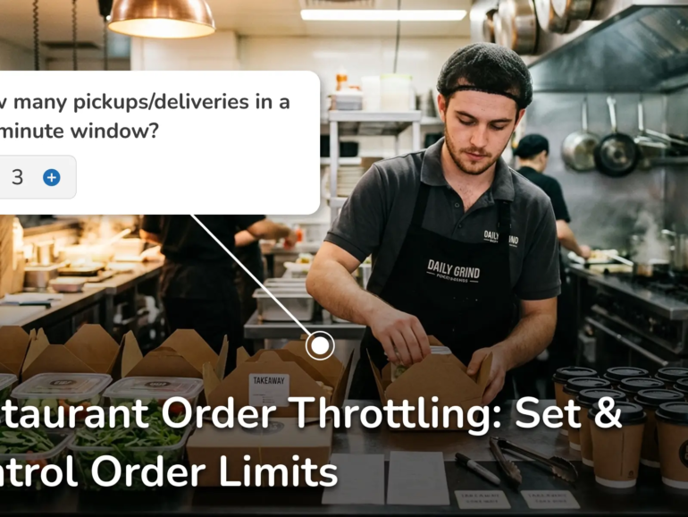 order throttling control order limits